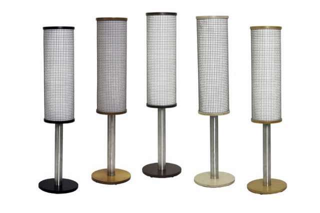 Design Stehleuchten/Stehlampen Lichtdesign in Edelstahl und Holz